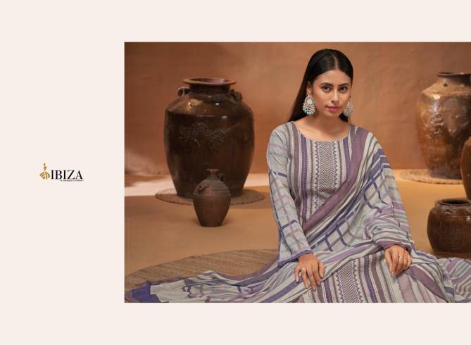 Nooria By Ibiza Pure Linen Cotton Printed Dress Material Wholesale Price In Surat
